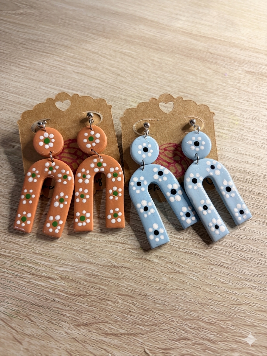 Talavera Barro Inspired Dangles