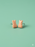 Handmade Clay Bunny Earring