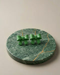 Handmade Emerld Green Bow Earrings